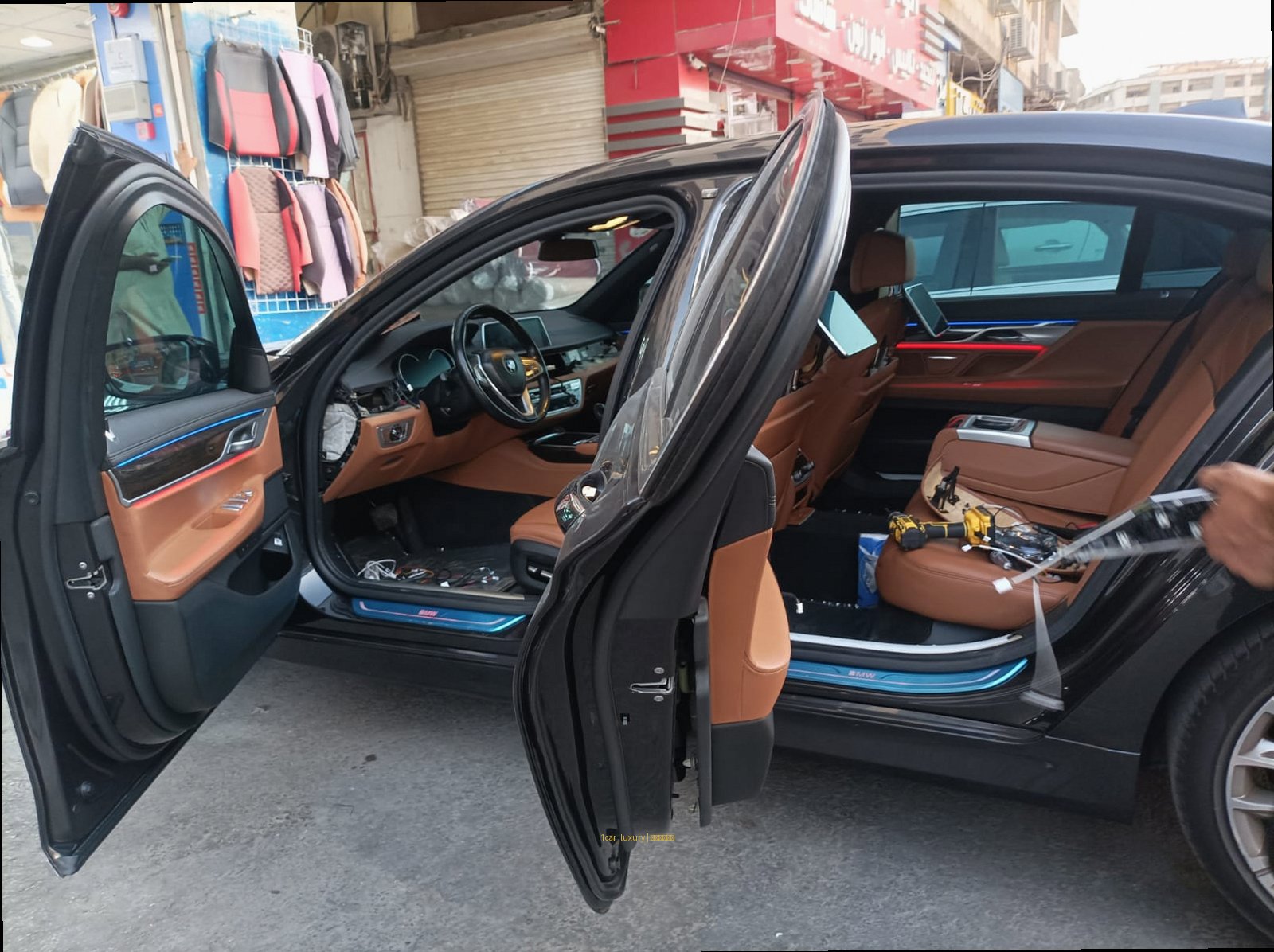 عازل أرضيات بي ام دبليو 2015 حطين ون كار